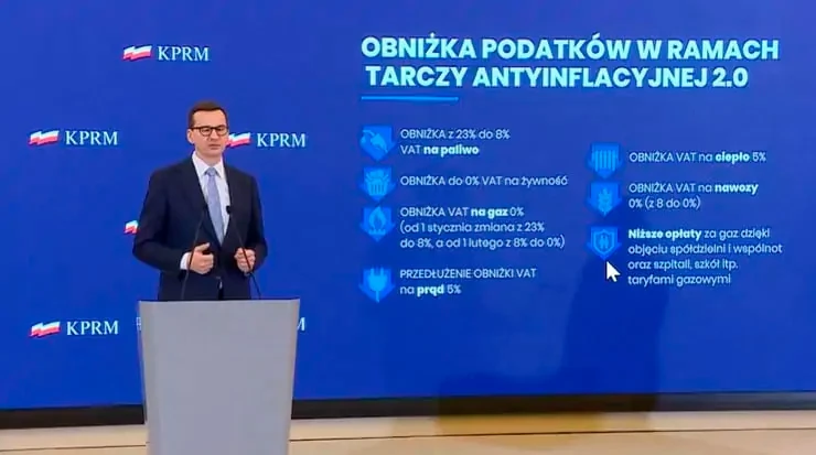 Цены на продукты питания, топливо и газ снизятся в Польше